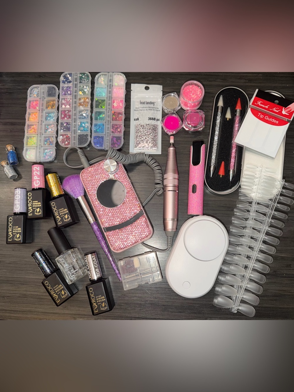 Professional nail tools & supplies for business or personal art bundle lot
